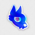 custom holo overlay vinyl stickers