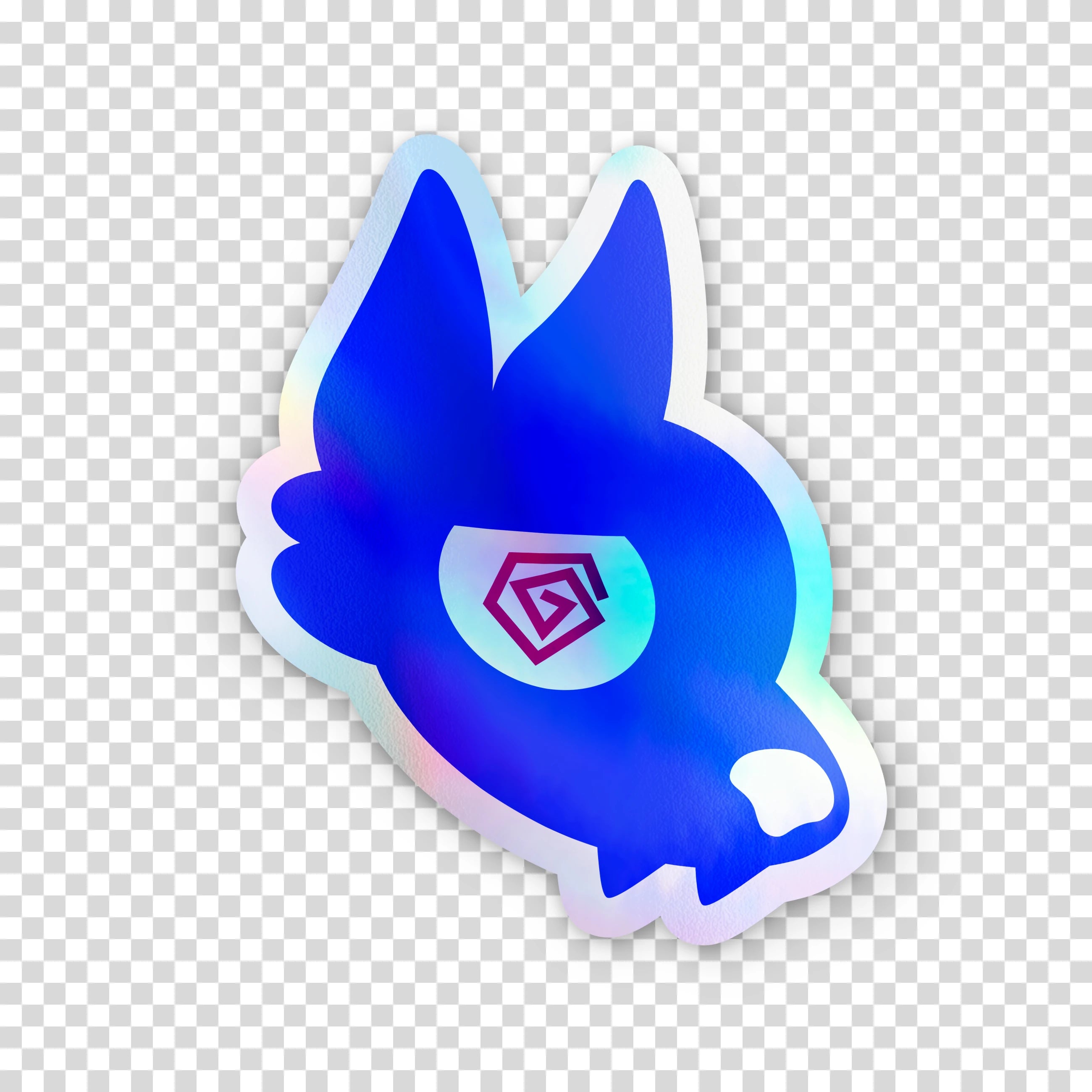 custom holo overlay vinyl stickers
