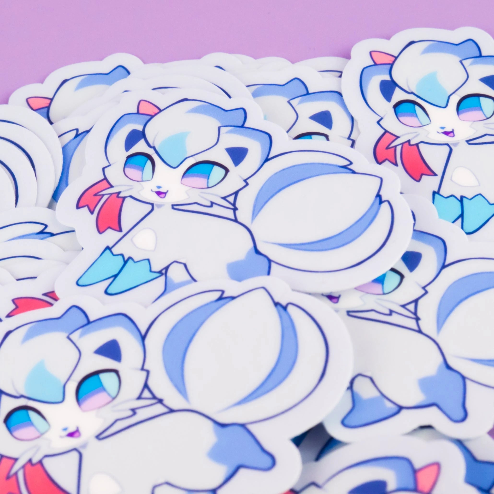 glossy custom vinyl stickers