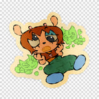 "Fright Flight!!" sticker