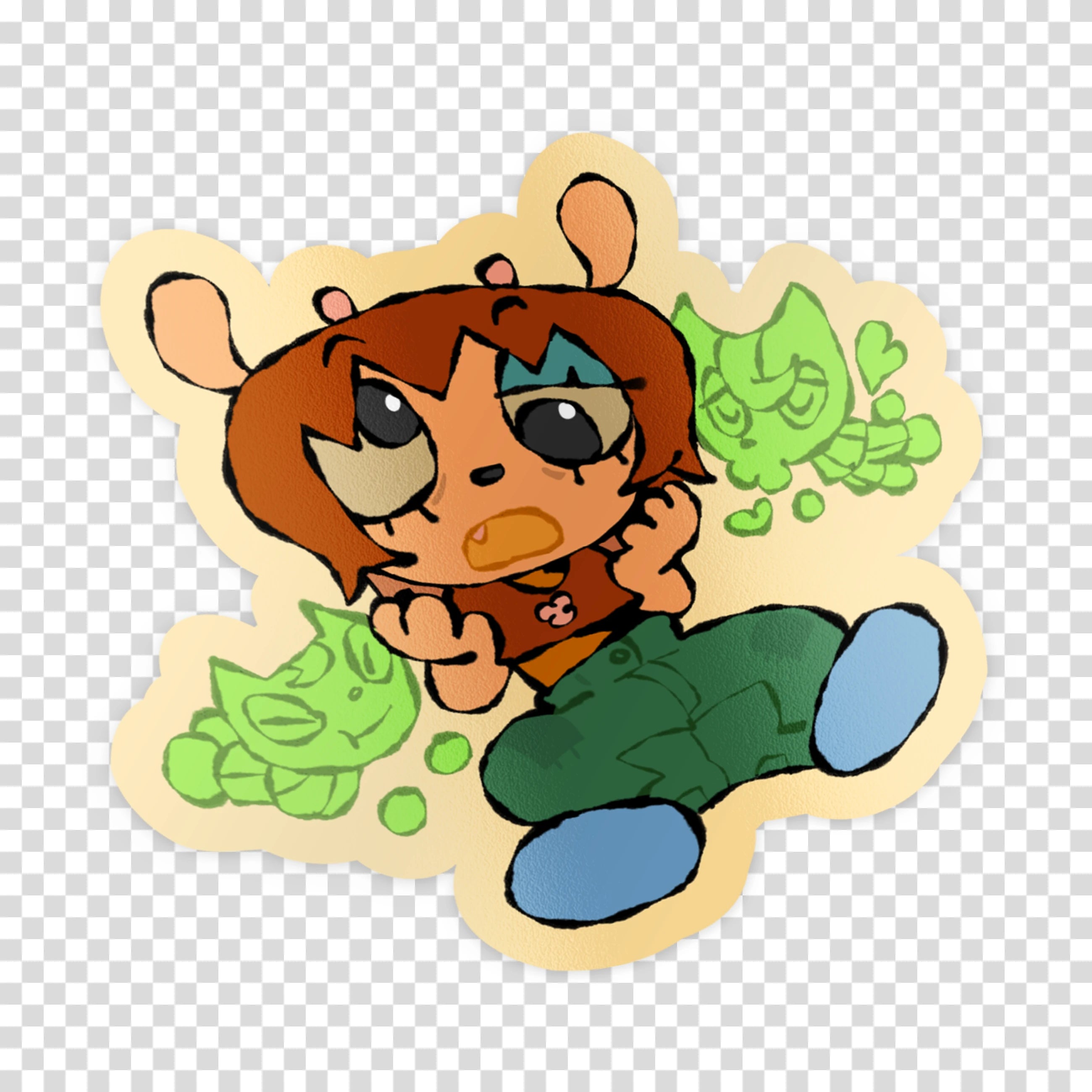 "Fright Flight!!" sticker