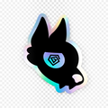 custom holo vinyl stickers