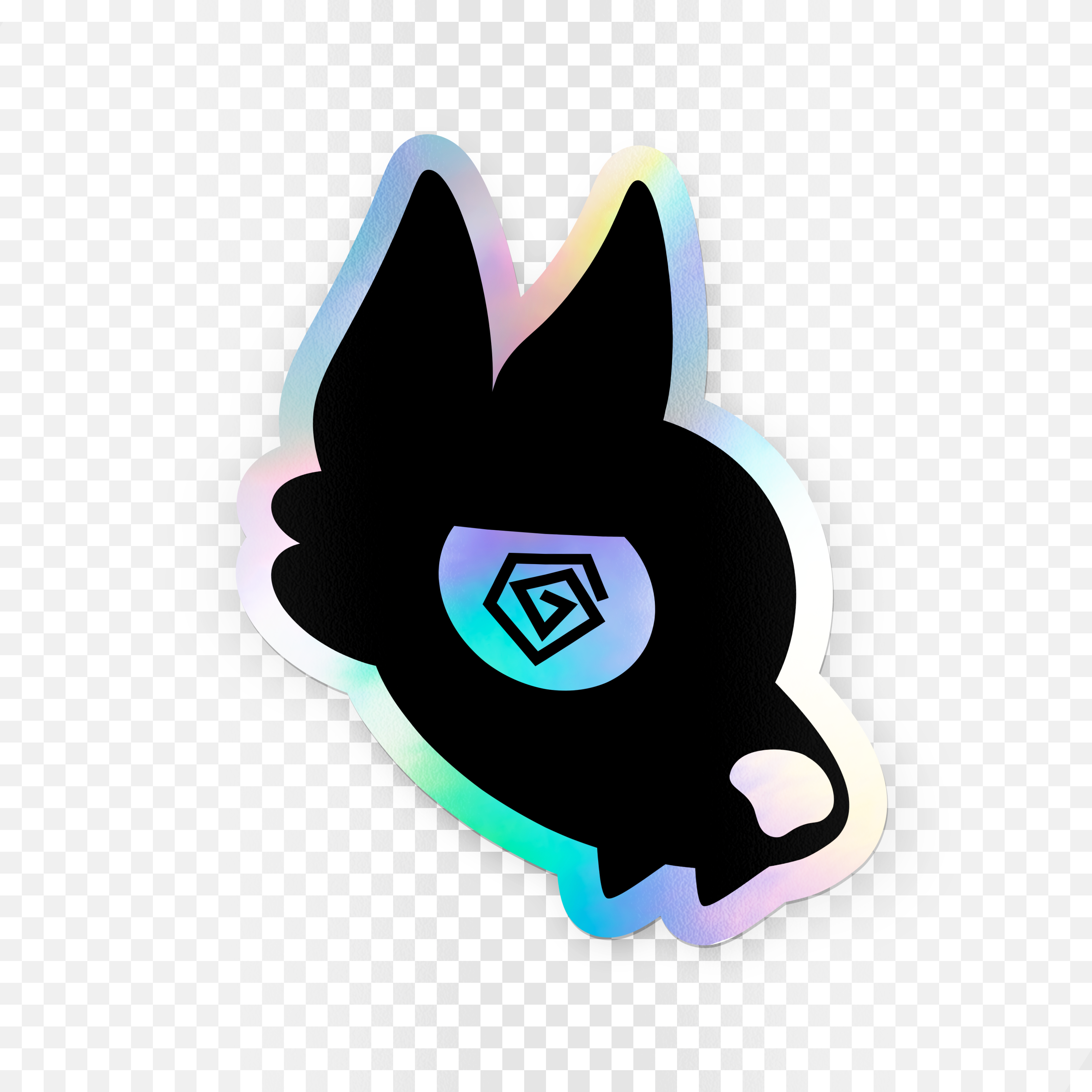 custom holo vinyl stickers