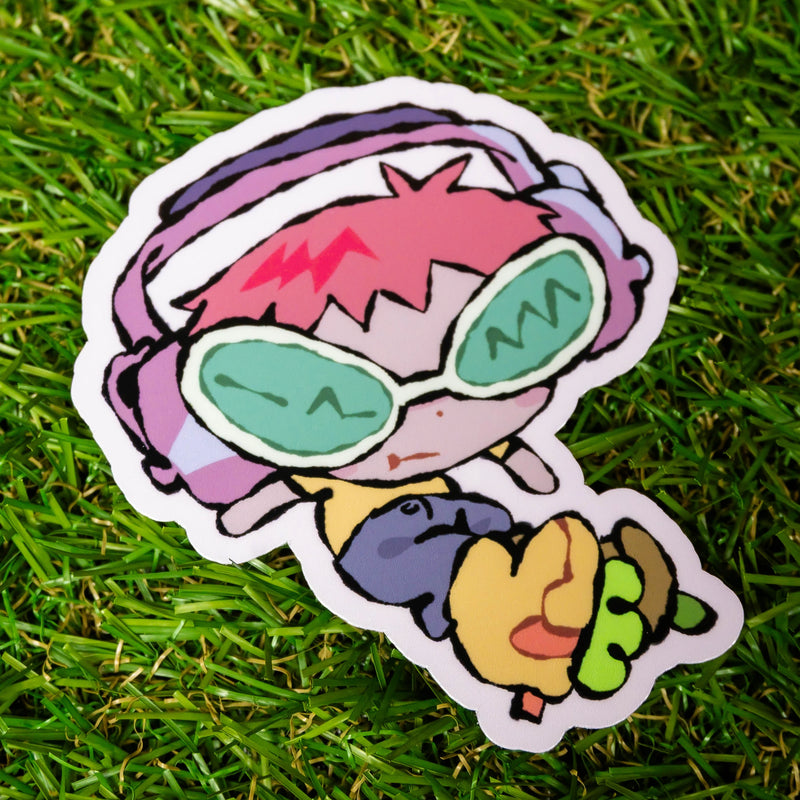 "humming the bassline" sticker