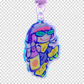 "JET SET BEAT" keychain