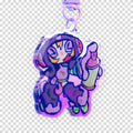 "JET SET GUM" keychain
