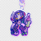 "JET SET GUM" keychain