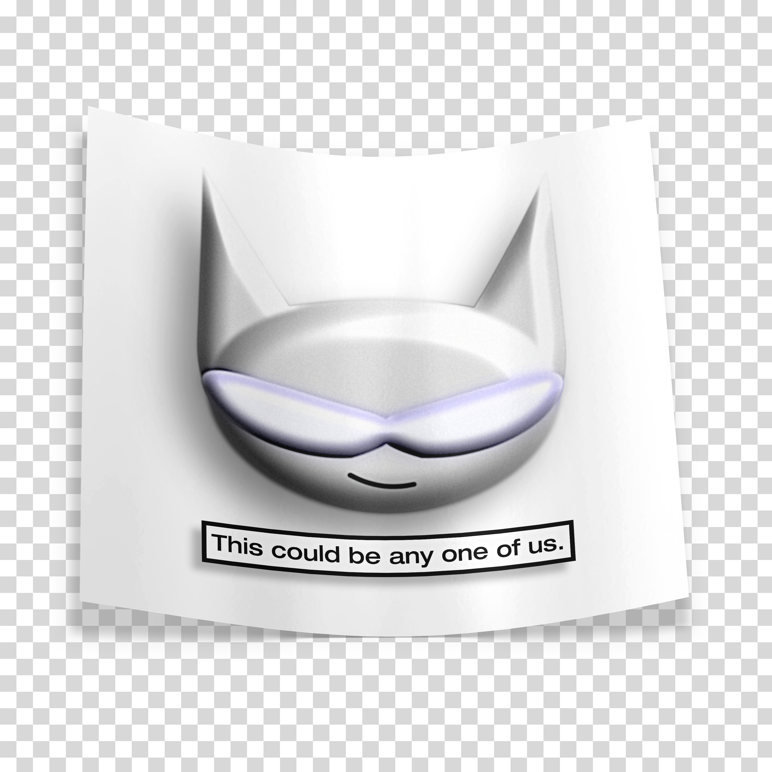 "this could be any one of us" sticker