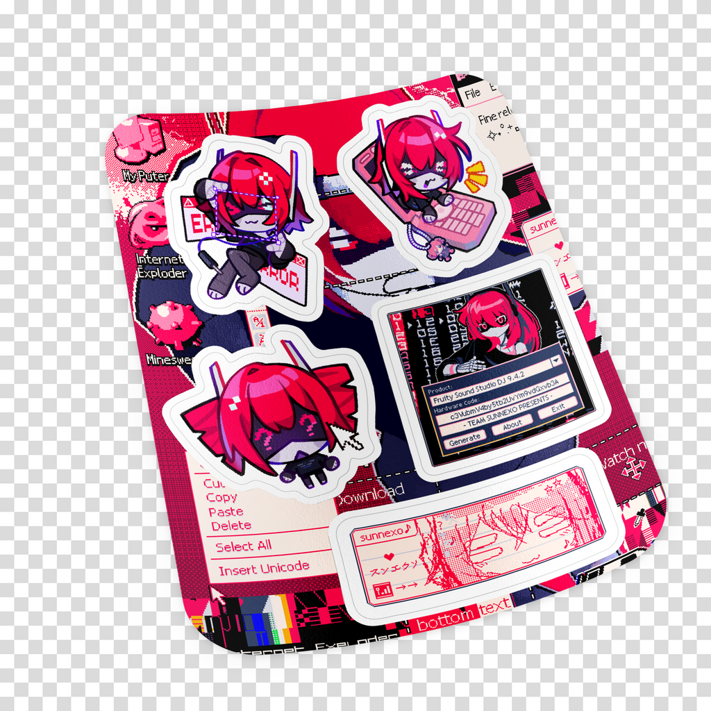 "Netpunk" CD (+ FREE STICKER SHEET)