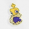 "OFF HIS HEAD" sticker