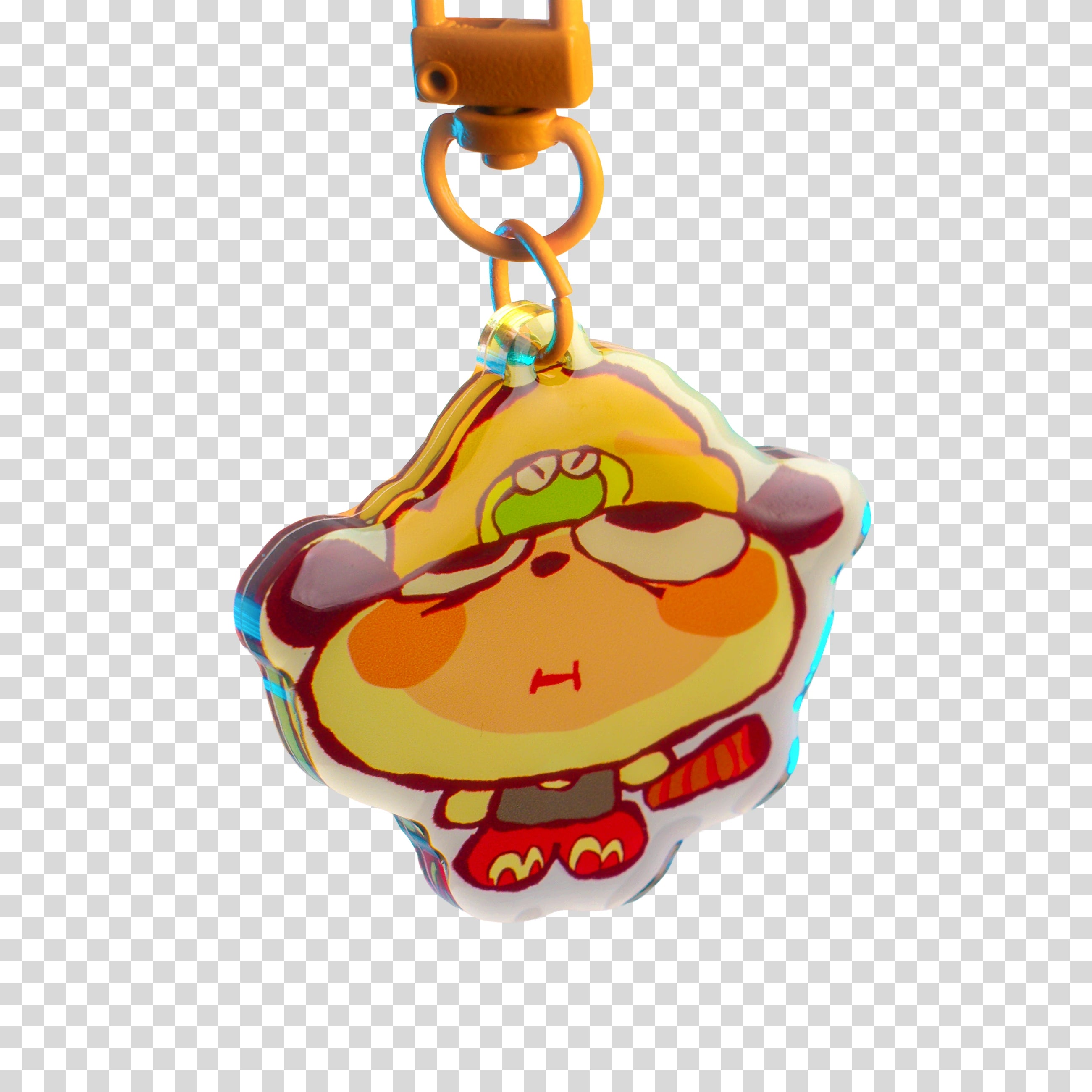 "PARAPPA HOLDING IT IN DOESNT DO ANYTHING" keychain