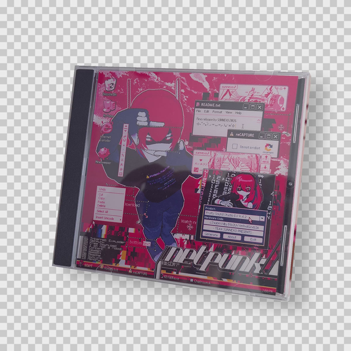"Netpunk" CD (+ FREE STICKER SHEET)