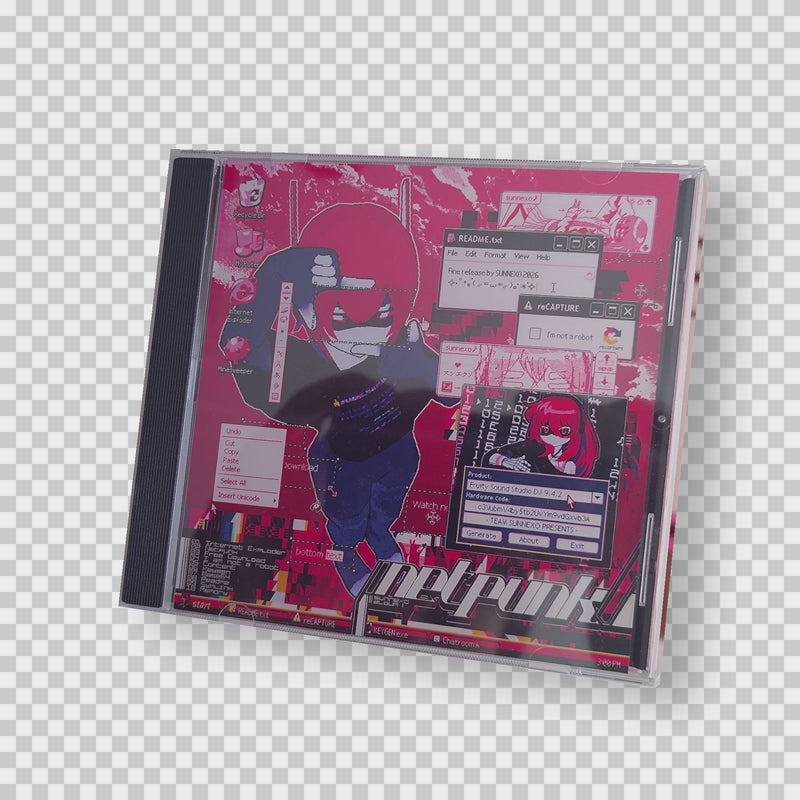 "Netpunk" CD (+ FREE STICKER SHEET)