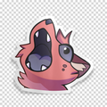 "A" sticker