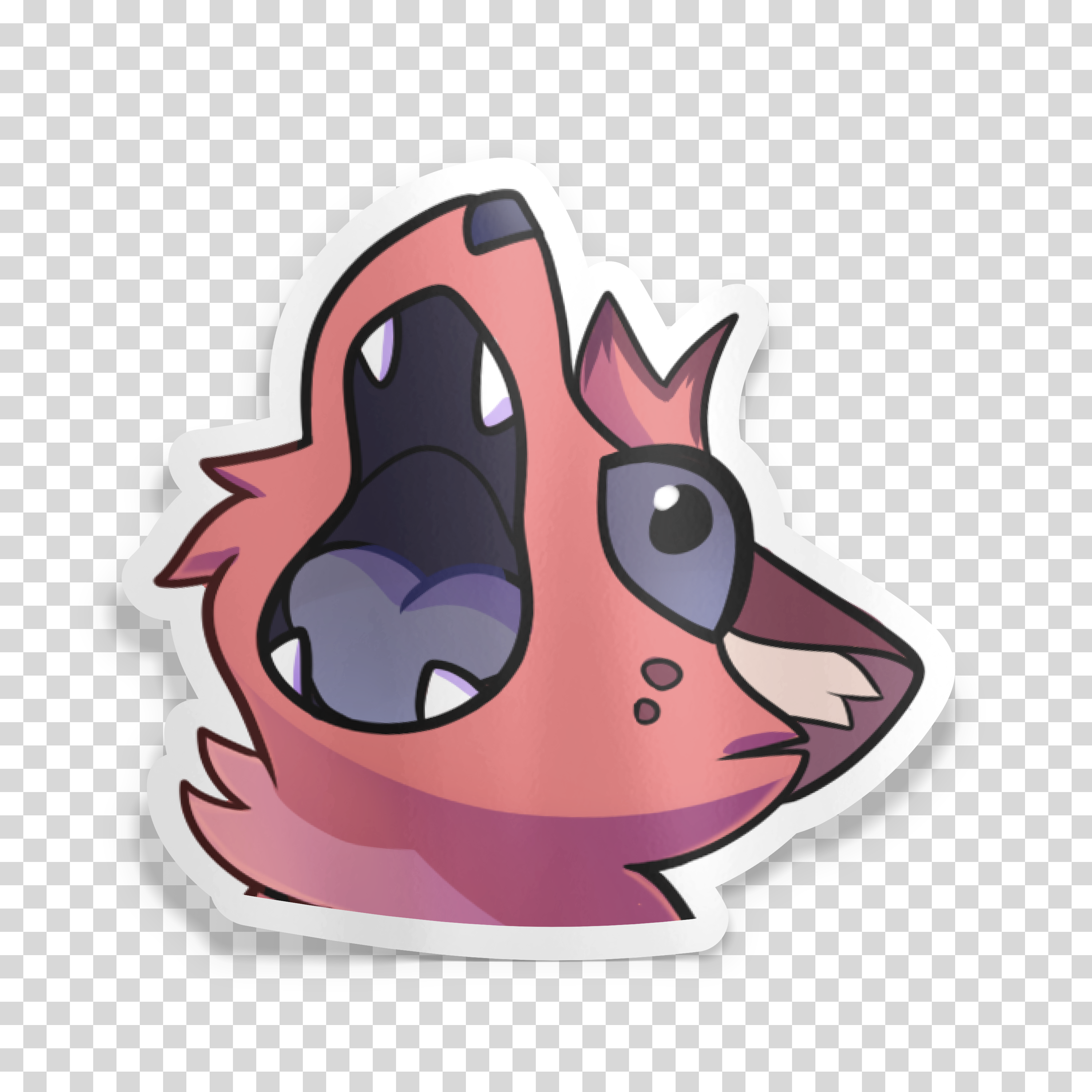 "A" sticker